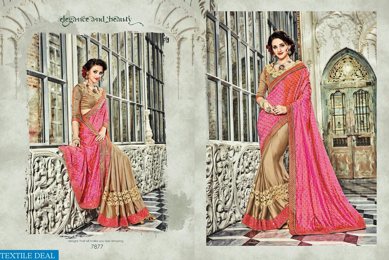 Shangrila paris rose vol-2 Wholesale party-wear Ethnic Saree